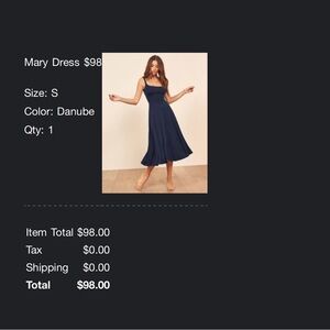 Reformation Cotton Dress